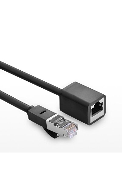 Ugreen Przedłużacz do kabla skrętki FTP Ethernet RJ45 Cat 6 1000 Mbps 3m czarny