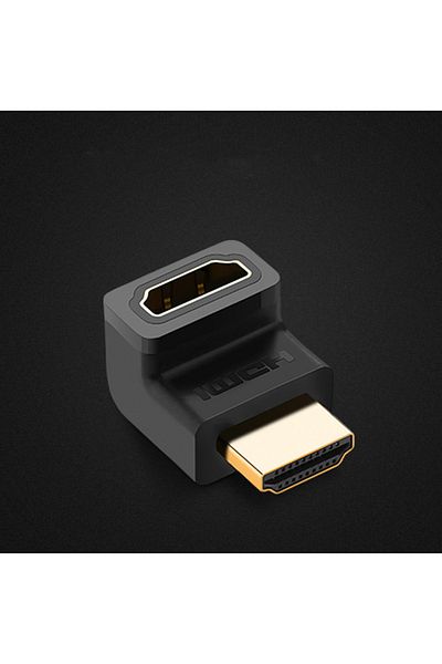 Ugreen Wtyczka kątowa przejściówka do gniazda HDMI czarny