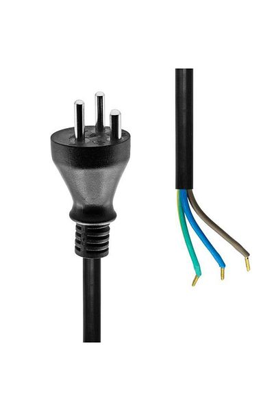 ProXtend Cablu de alimentare Danemarca - capăt deschis, 2m, negru, PC-KOE-002-M