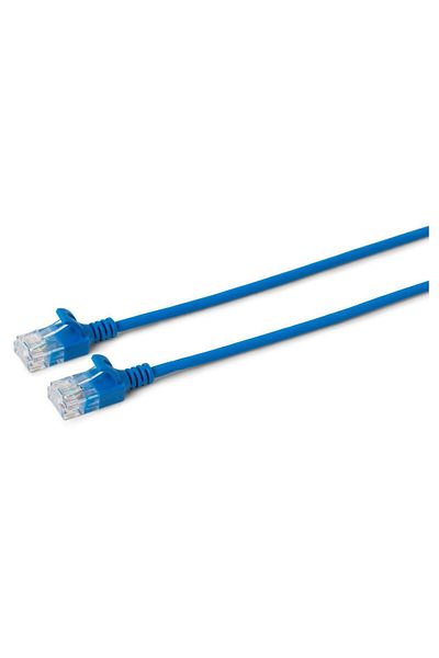 MicroConnect Cablu U/UTP CAT6A Slim 0.2M Albastru, V-UTP6A002B-SLIM