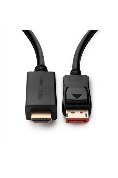 MicroConnect 4K DisplayPort 1.4 - HDMI 2.0 kabel 1
