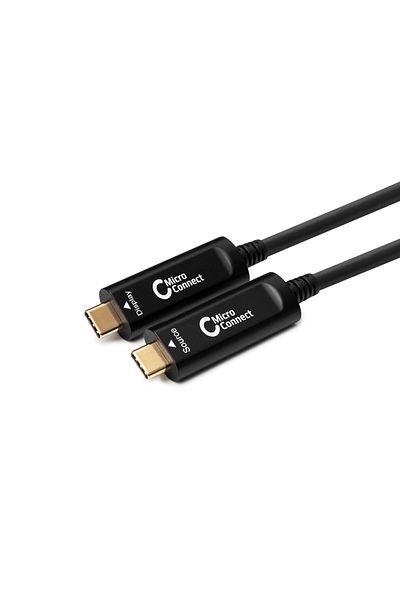 MicroConnect Cablu optic USB-C Premium 10m, 4K60Hz, doar video, fără încărcare, USB3.1CC10OP