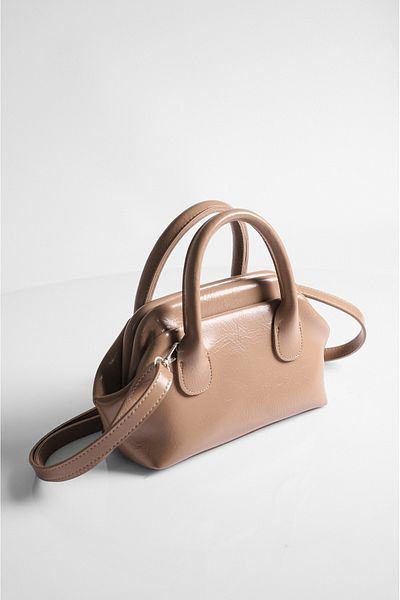 DENSİLA Women's Mink Long Strap Hand and Shoulder Bag
