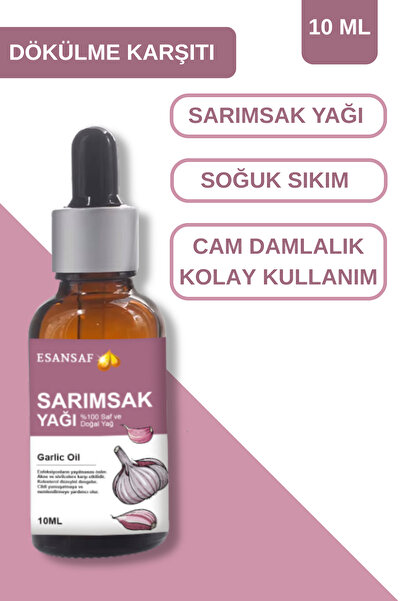 %100 Doğal Sarımsak Yağı – Saç Köklerini Besler, Dökülmeyi Azaltır
