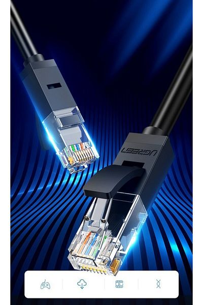 Ugreen Cablu de rețea Ethernet Patchcord RJ45 Cat 6 UTP 1000Mbps 20m