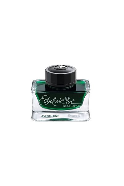 OEM Edelstein Bottle Ink, Material Glass, Color Aventurine Green, 50 ml