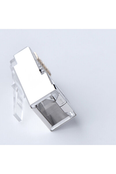 Ugreen Wtyczka końcówka RJ45 do skrętki 8P8C UTP Cat. 6 srebrny - ZESTAW 10szt.