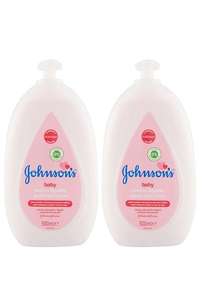 Johnson Pack Of 2 Johnson's Baby Lotion body milk for children and babies with a pump 500 ml