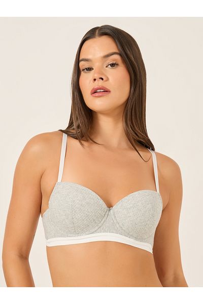 INENEMIS By Styli Solid Padded Wired Push Up Bra