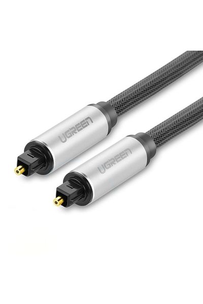 Ugreen Kabel przewód optyczny audio Toslink SPDIF 2m - szary