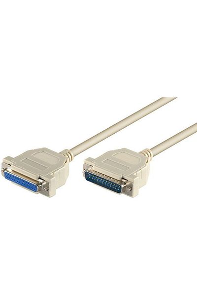 MicroConnect D-SUB 25-pin przedłużacz 2m