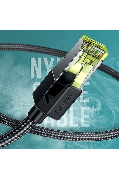 Ugreen Cablu de patch Ethernet RJ45 Cat 7 10 Gbps 5m - Negru