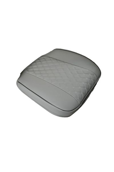 Elindor Car seat cover, universal, 51 x 52 cm, offers protection for the front seat, anti-slip, Gray