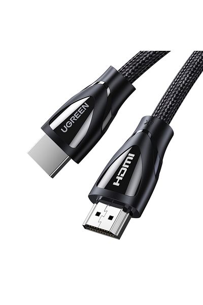 Ugreen Kabel przewód HDMI 2.1 8K 60Hz 1.5m w oplocie bawełnianym czarny