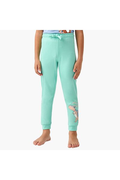 Juniors 3-Piece Animal Print T-shirt and Pyjama Set