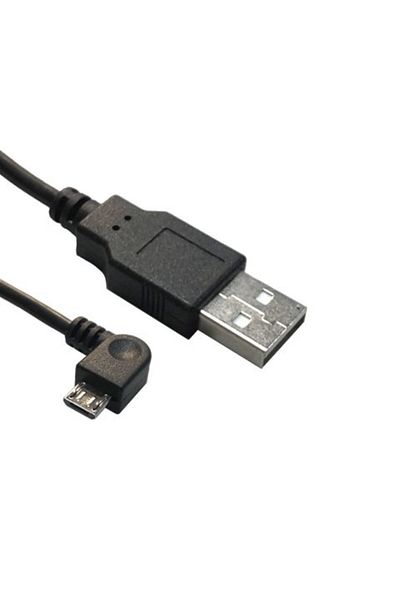 MicroConnect Cablu USB A la Micro USB B, versiunea 2.0, negru, 1,8 m, înclinat