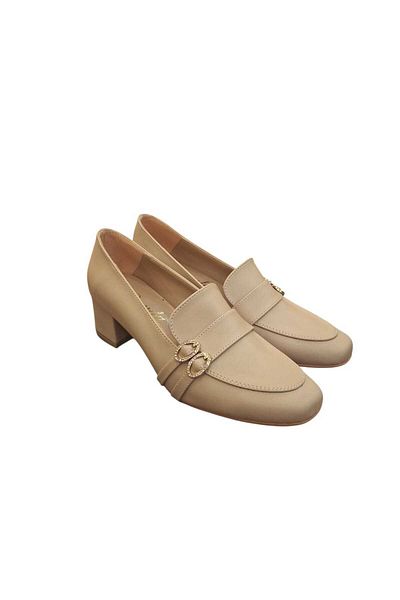 SOLMAZ Damla Closed Buckle Heeled Shoes