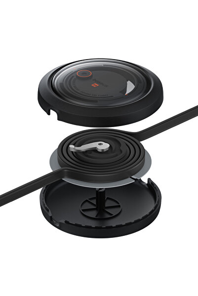 Baseus 3w1 Kabel uniwersalny zwijany USB-C - Lightning / USB-C / micro USB 100W 1.1m - czarny