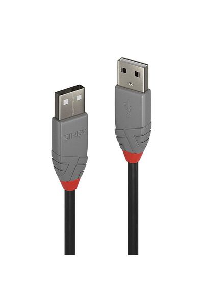 Inna marka Cablu USB 2.0 Tip A Lindy 0.5m, Anthra Line, 36691