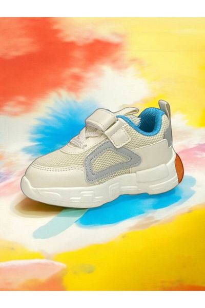 pepino Baby Eva Sole Light Orthopedic Sole Laced and Velcro Colored Daily Walking Shoes 1909