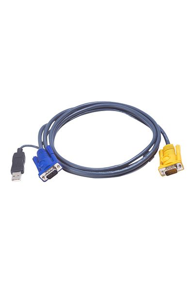 Inna marka Cablu USB Aten 3m 2L5203UP, VGA, Negru, HD-15, USB A, SPHD-15, M/M, 2L-5203UP
