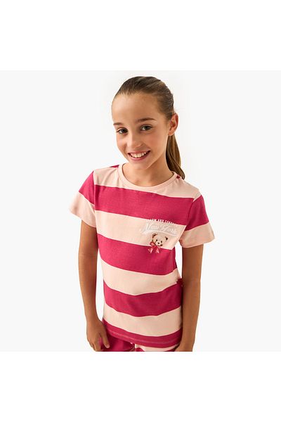 Juniors Printed T-shirts and Pyjamas - Set of 3