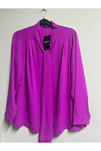 Javelin Collection Plain Bluz with Scarf and Cuffs