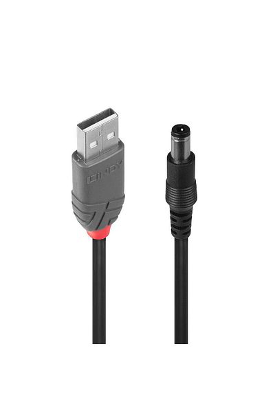 Inna marka Cablu adaptor Lindy USB A mascul - DC 5.5/2.5 mm mascul, 70267