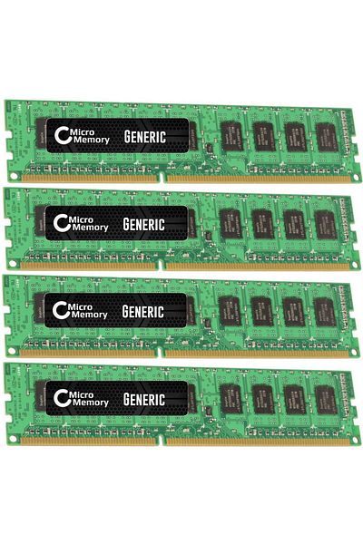 CoreParts Memorie RAM de 32 GB pentru module DIMM IBM DDR3 majore la 1600 MHz - Kit 4x8 GB, MMI1213/32 GB