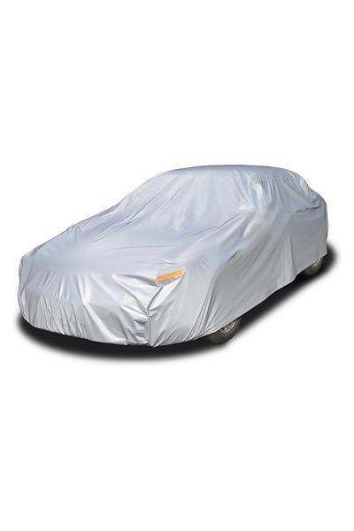 Elindor Premium 6-Layer Car Cover, Waterproof, UV Protection, Universal for Sedan, Size L, 458*178*120CM