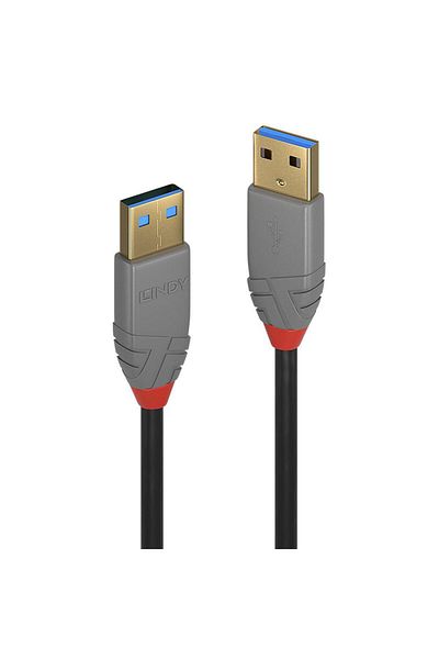 Inna marka Cablu Lindy 0,5M USB 3.2 Tip A, Antracit, 36750