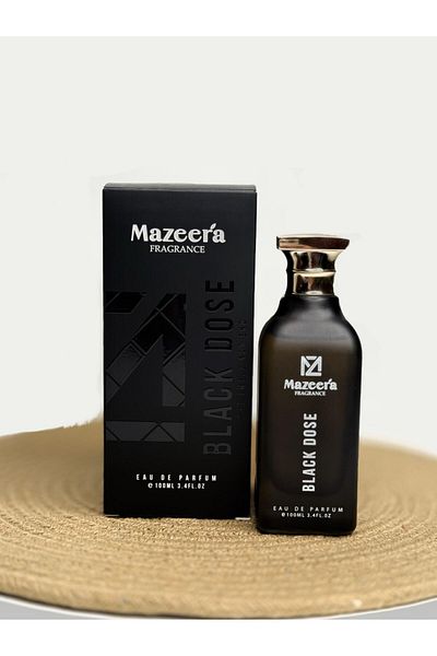 Mazeeŕa 𝑩𝒍𝒂𝒄𝒌 𝑫𝒐𝒔𝒆 | Tobacco & Vanilla | Unisex | EDP | 100ml (3.4 FL.OZ) | 12+ Hours Longevity