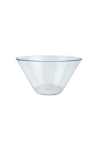 gogiva Glass bowl for serving soups or salads, 16x27 cm