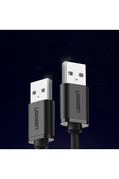 Ugreen Elastyczny giętki kabel przewód USB 2.0 480Mb/s 1.5m czarny