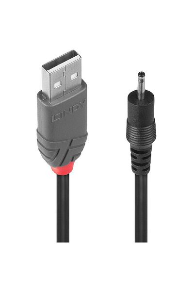 Inna marka Lindy kabel USB 2.0 Type A do 2.5mm DC 1.5m 31935, 70265