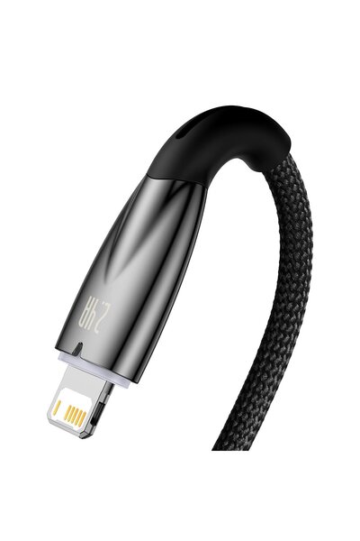 Baseus Glimmer Series kabel USB-A Iphone Lightning 480Mb-s 2.4A 2m czarny