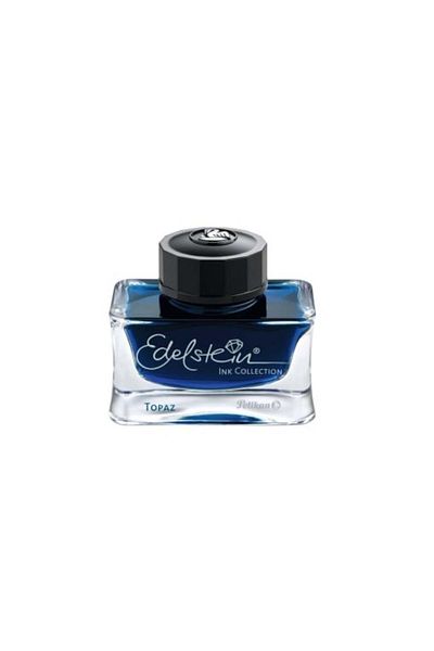 OEM Edelstein Bottle Ink, Material Glass, Color Topaz Blue, 50 ml