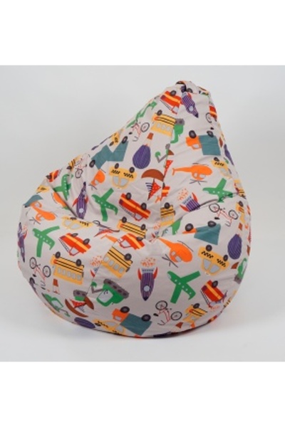 Pufrelax Fotoliu Nirvana Grande, material impermeabil, Let's Ride