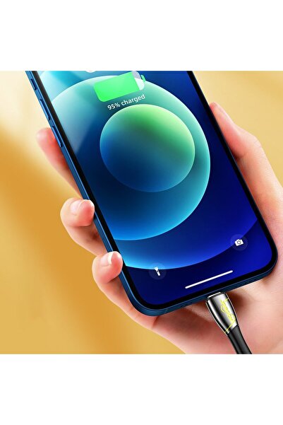 Joyroom Cablu iPhone USB - Lightning 2.4A 2m negru seria Mermaid