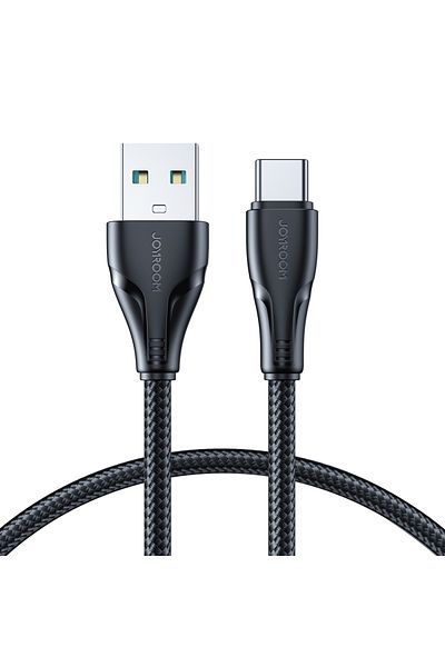 Joyroom Cablu de încărcare rapidă USB-C seria Surpass, 3A, 1,2 m, negru