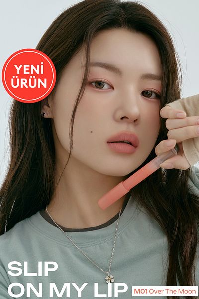 PERIPERA Lightweight Pen Lipstick Slip on My Lip with One Touch Smooth Application (M01 over Themoon)