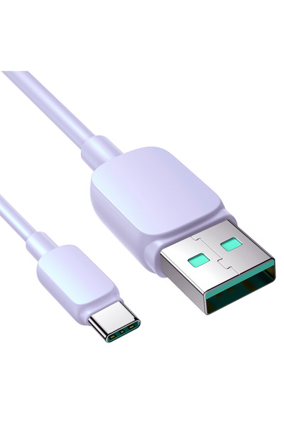 Joyroom Kabel przewód USB-A - USB-C 3A 1.2m fioletowy