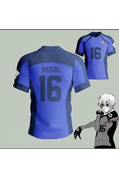 Minga London Blue Lock Mavi HIORI 16 Forma Unisex Tshirt -Ghostella