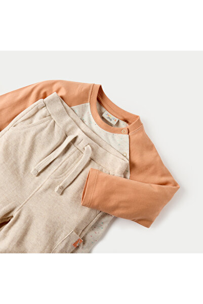 Juniors Dinosaur Applique T-shirt and Joggers Set