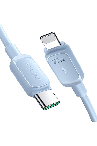 Joyroom Cablu pentru iPhone USB-C - Lightning 20W 1.2m albastru
