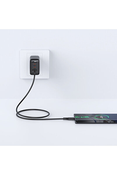 Acefast Cablu telefon USB - USB-C 3A 1.2m alb