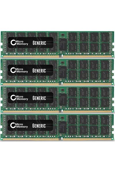 CoreParts Modul de memorie DIMM majoră DDR4 de 64 GB, 2133 MHz, pentru HP - Kit 4x16 GB, MMH9736/64 GB