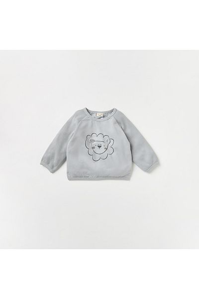 Juniors Animal Print Sweatshirt and Joggers Set