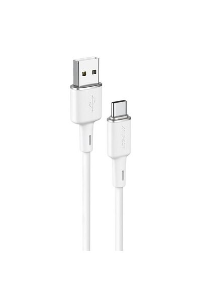 Acefast Kabel przewód USB - USB-C 3A 1.2m biały