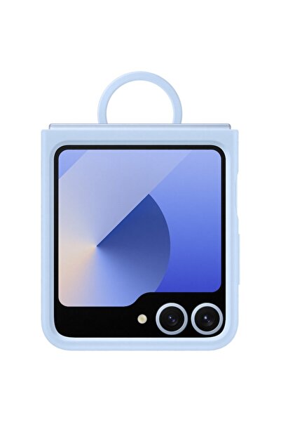 Samsung Silicone Case protective cover for Galaxy Z Flip6 / Z Flip7 FE, Blue